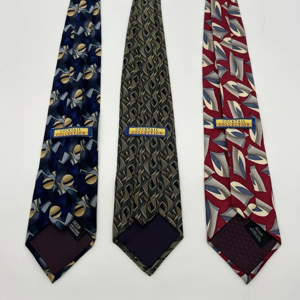 Cocktail Collection Ties - Lot of‎ 3